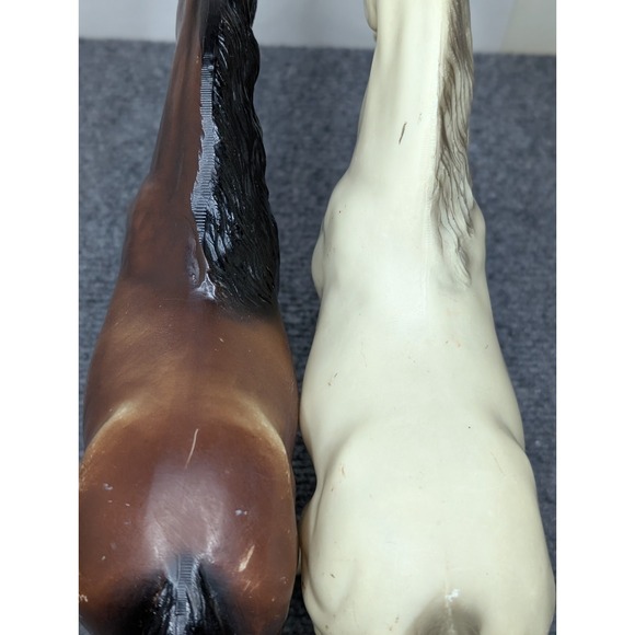 2 - Vintage Breyer Molding Co. Horses Brown/ Black White/ Gray Made In USA - Picture 9 of 16